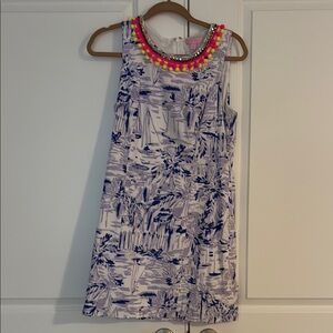 Lilly Pulitzer Beach Theme Shift Dress